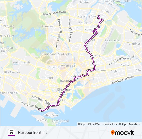 80 bus Line Map