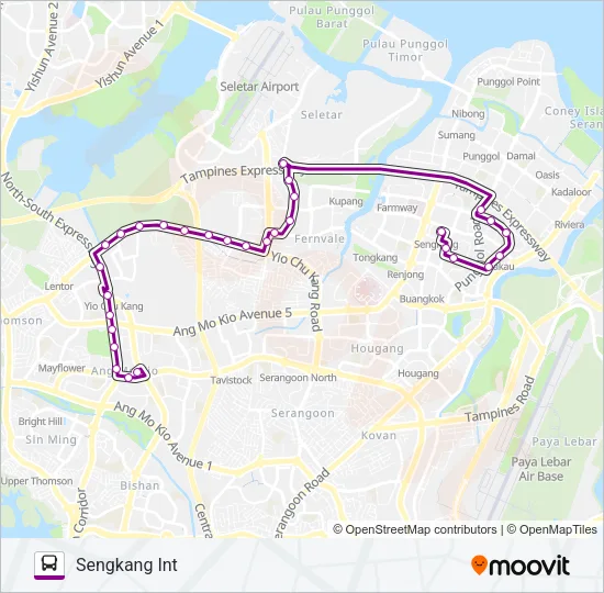 公交86路的线路图