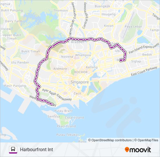 93 Route: Schedules, Stops & Maps - Harbourfront Int (Updated)