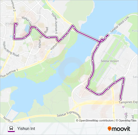 公交103路的线路图