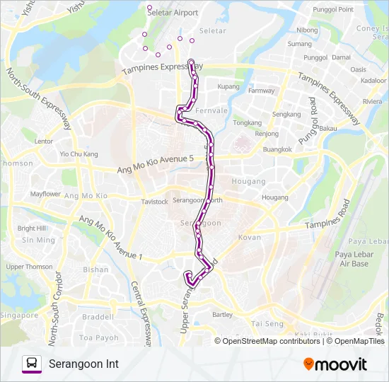 103 Bus Line Map