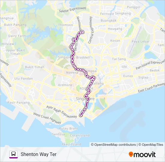 公交130路的线路图