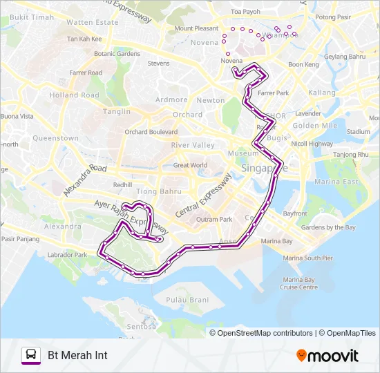 公交131路的线路图
