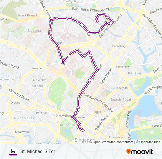 公交131路的线路图