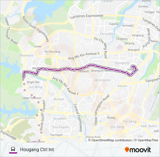 公交132路的线路图