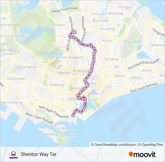 公交133路的线路图