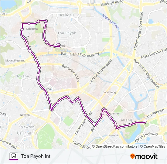 公交141路的线路图
