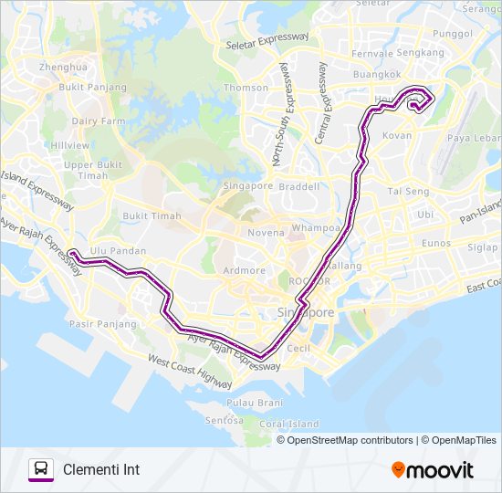 147 Route Schedules, Stops & Maps Clementi Int (Updated)