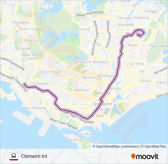 公交147路的线路图