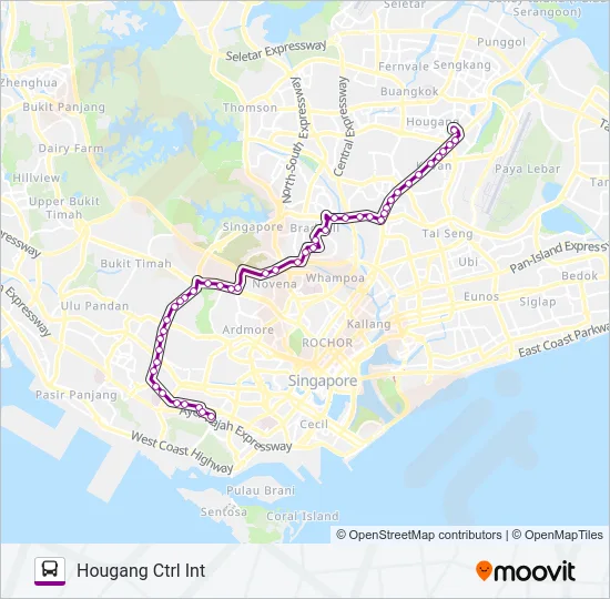 公交153路的线路图