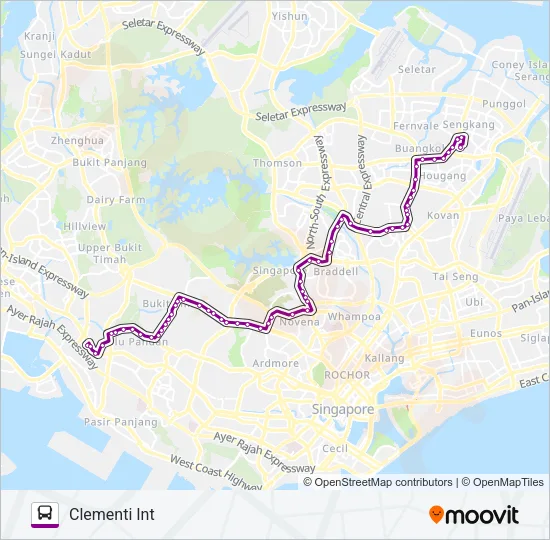 公交156路的线路图