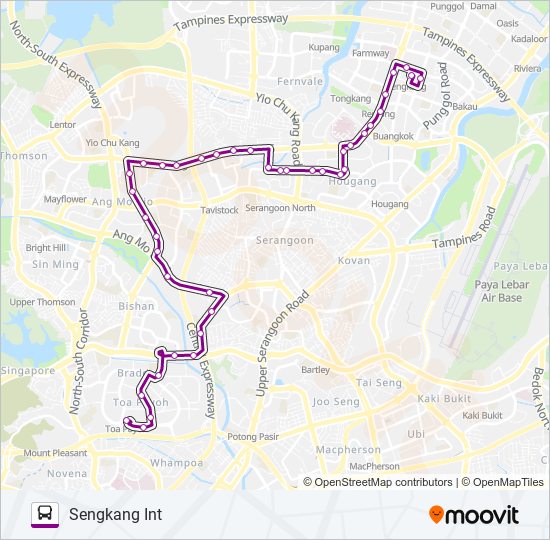 159 bus Line Map