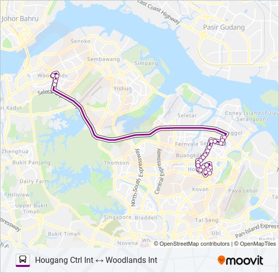 161 bus Line Map