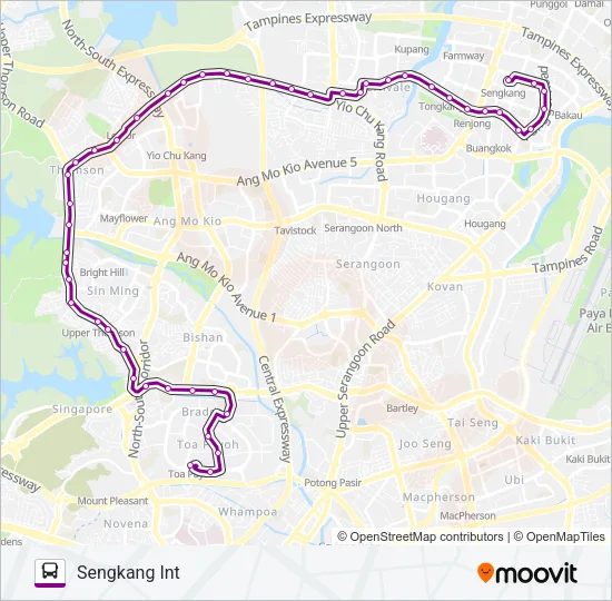 公交163路的线路图