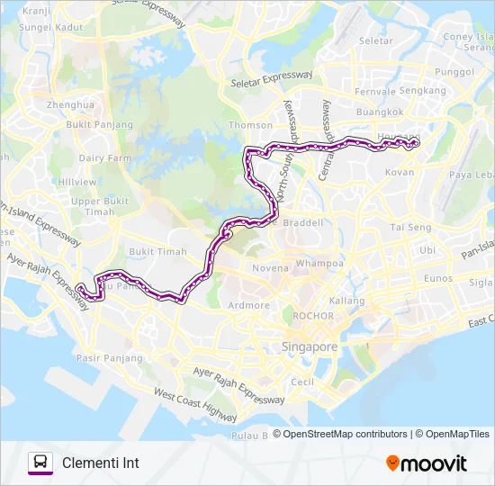 公交165路的线路图