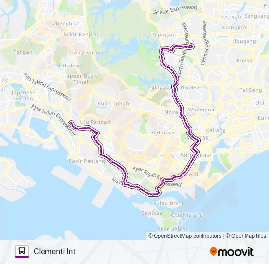 公交166路的线路图