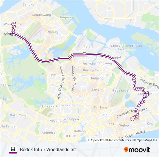 168 Bus Line Map