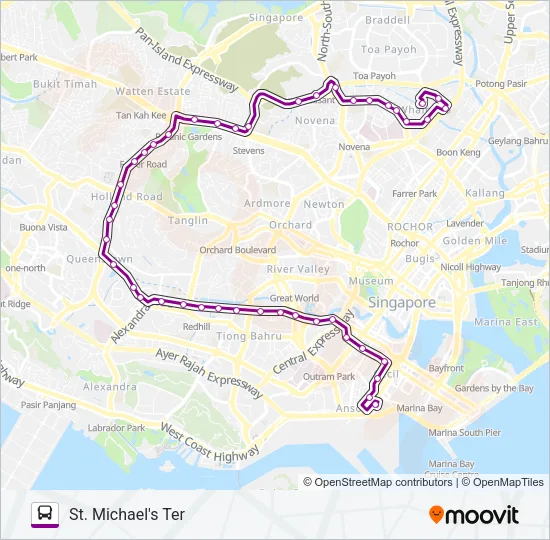 公交186路的线路图