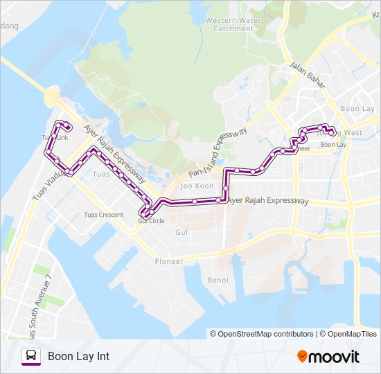 Bus 192 Route Map 192 Route: Schedules, Stops & Maps - Boon Lay Int (Updated)