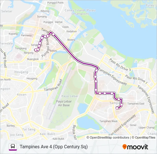 公交27A路的线路图