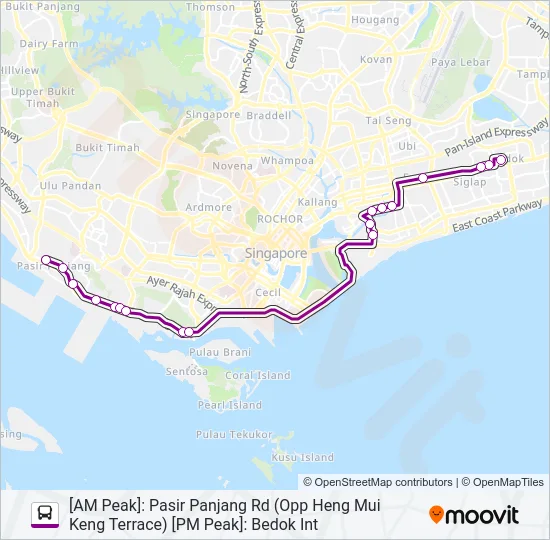 公交30E路的线路图