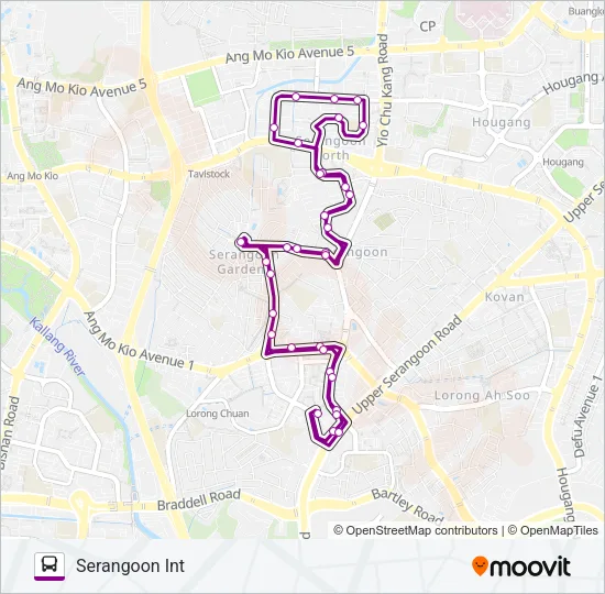公交315路的线路图