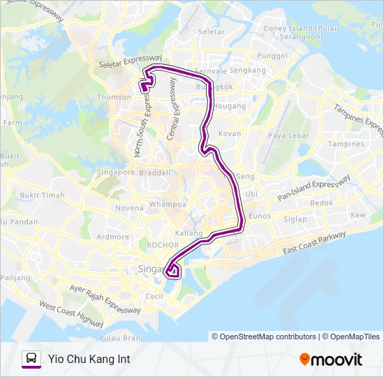 公交70M路的线路图