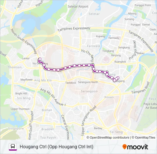公交72A路的线路图