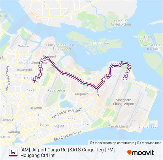 89E bus Line Map