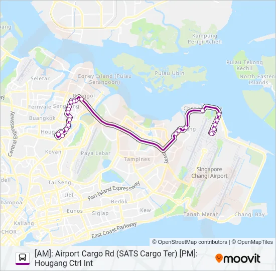 公交89E路的线路图