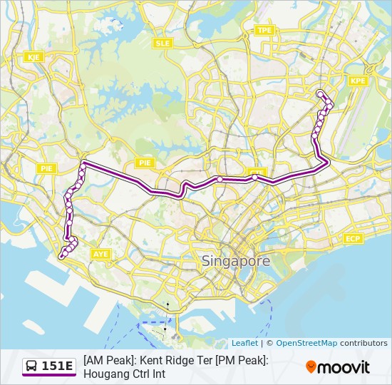 151e Route Schedules Stops Maps Hougang Ctrl Int