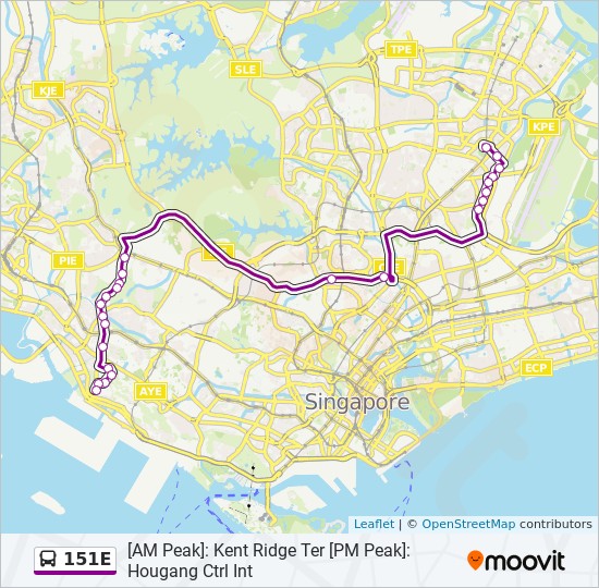 151e Route Schedules Stops Maps Kent Ridge Ter