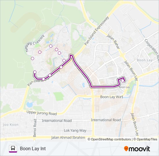 179A bus Line Map