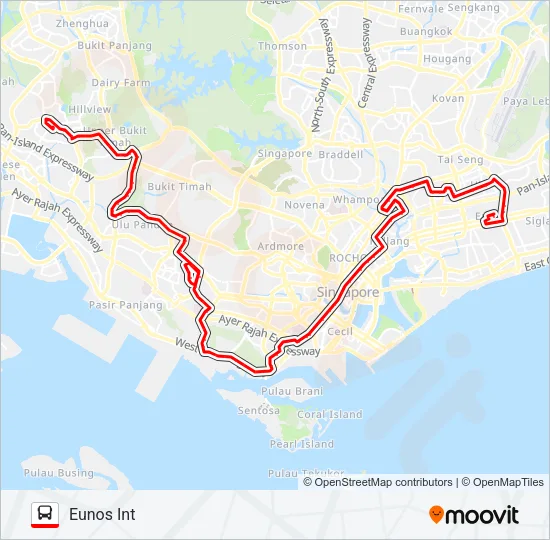 公交61路的线路图