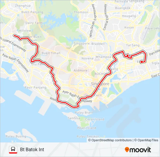 公交61路的线路图