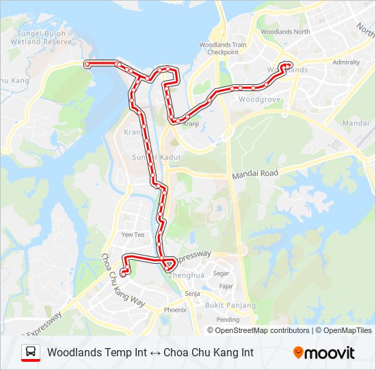 925 bus Line Map