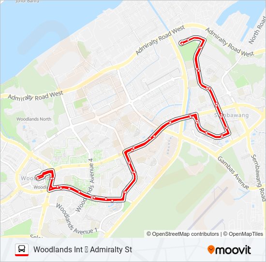 962 bus Line Map