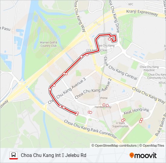 Bus 983 Route Map 983 Route: Schedules, Stops & Maps - Choa Chu Kang Temp Int (Updated)