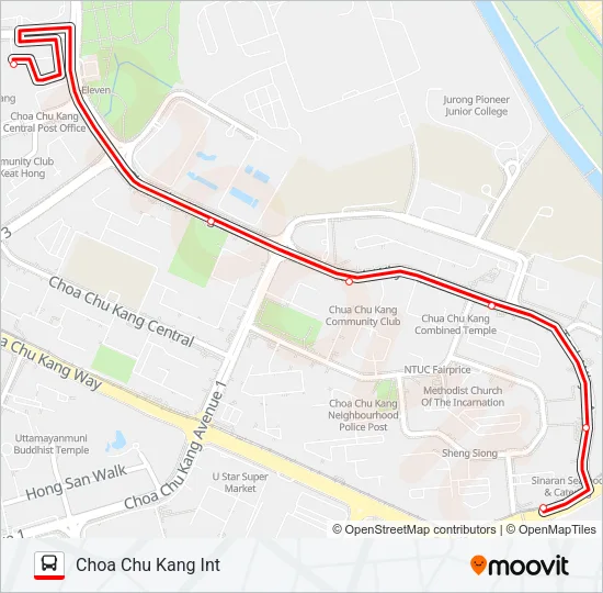 公交985路的线路图