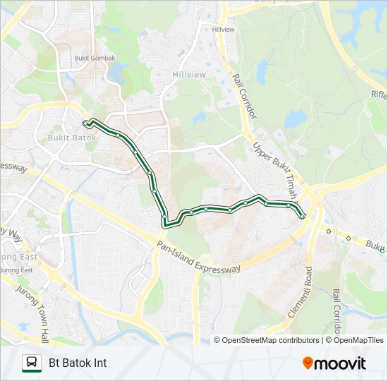 77 bus Line Map