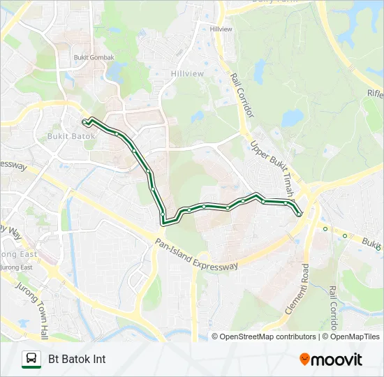 公交77路的线路图