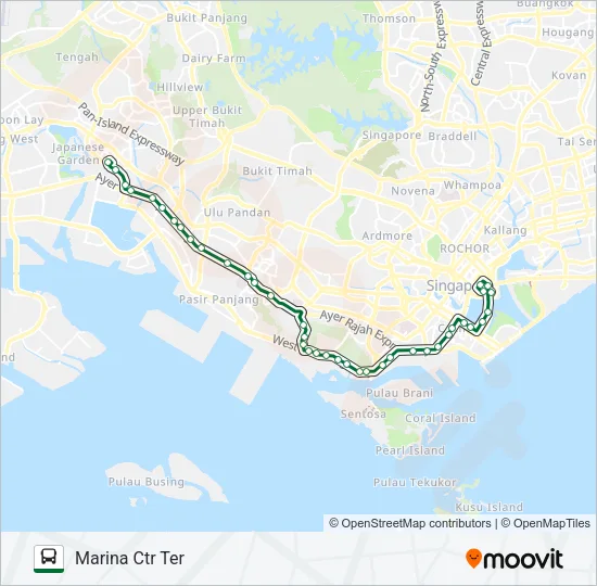 公交97路的线路图