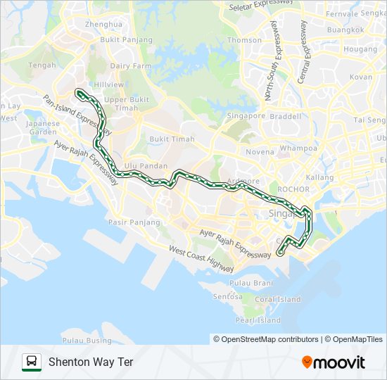 Bus 106 Route Map 106 Route: Schedules, Stops & Maps - Shenton Way Ter (Updated)