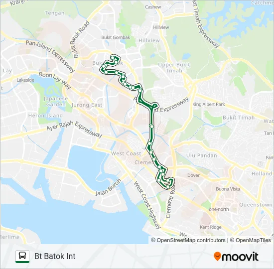 公交189路的线路图
