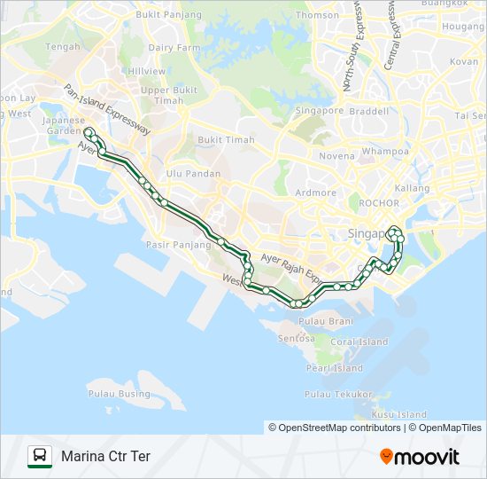 97E Bus Line Map