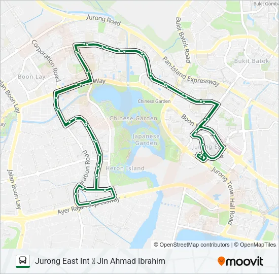 公交98M路的线路图