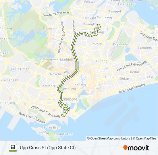 723 bus Line Map