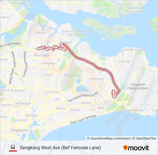 728 Bus Line Map