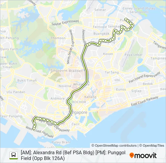 公交729路的线路图