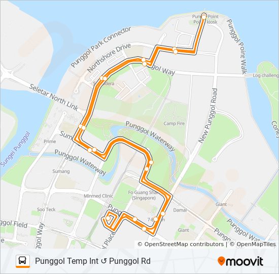 84 bus Line Map